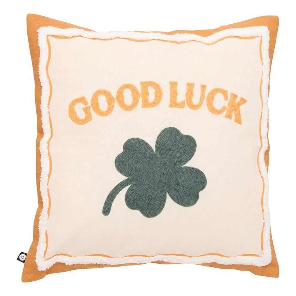 Coussin déco brodé 