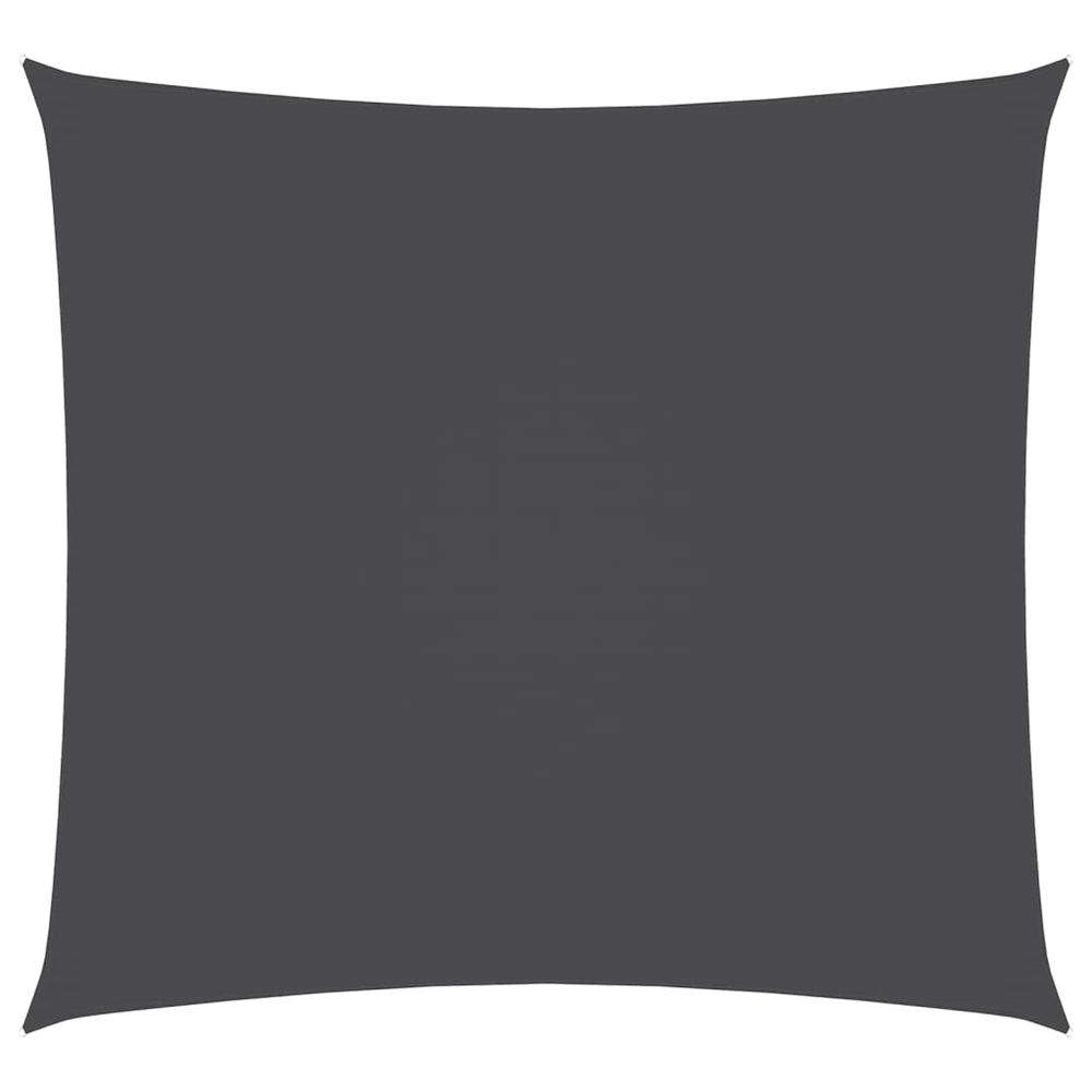 Parasol en tissu oxford carré 2,5x2,5 m anthracite