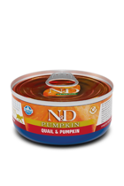 Humides n&d chat caille & potiron 24x70 gr