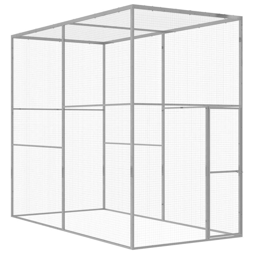 Cage pour chat 3x1,5x2,5 m acier galvanisé