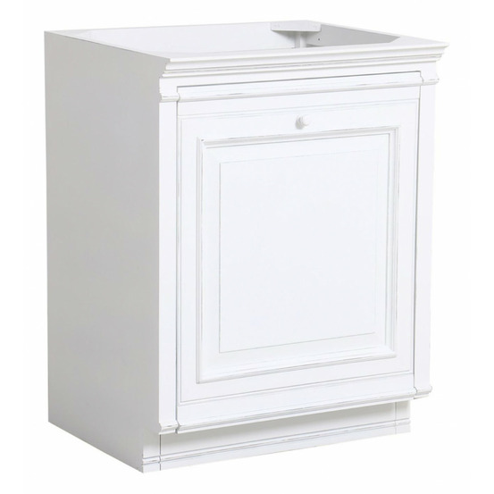 Meuble de cuisine bas lave-vaisselle mdf blanc - harmonie interior's