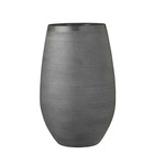 Mica decorations vase douro - 26x26x40 cm - terre cuite - gris