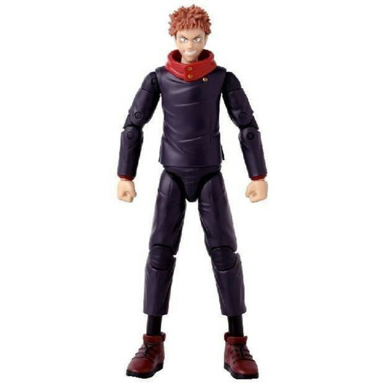 Figurine anime heroes 17 cm articulée - itadori yuji black flash - bandai - anime heroes - jujutsu kaisen