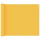 Écran de balcon jaune 75x400 cm tissu oxford
