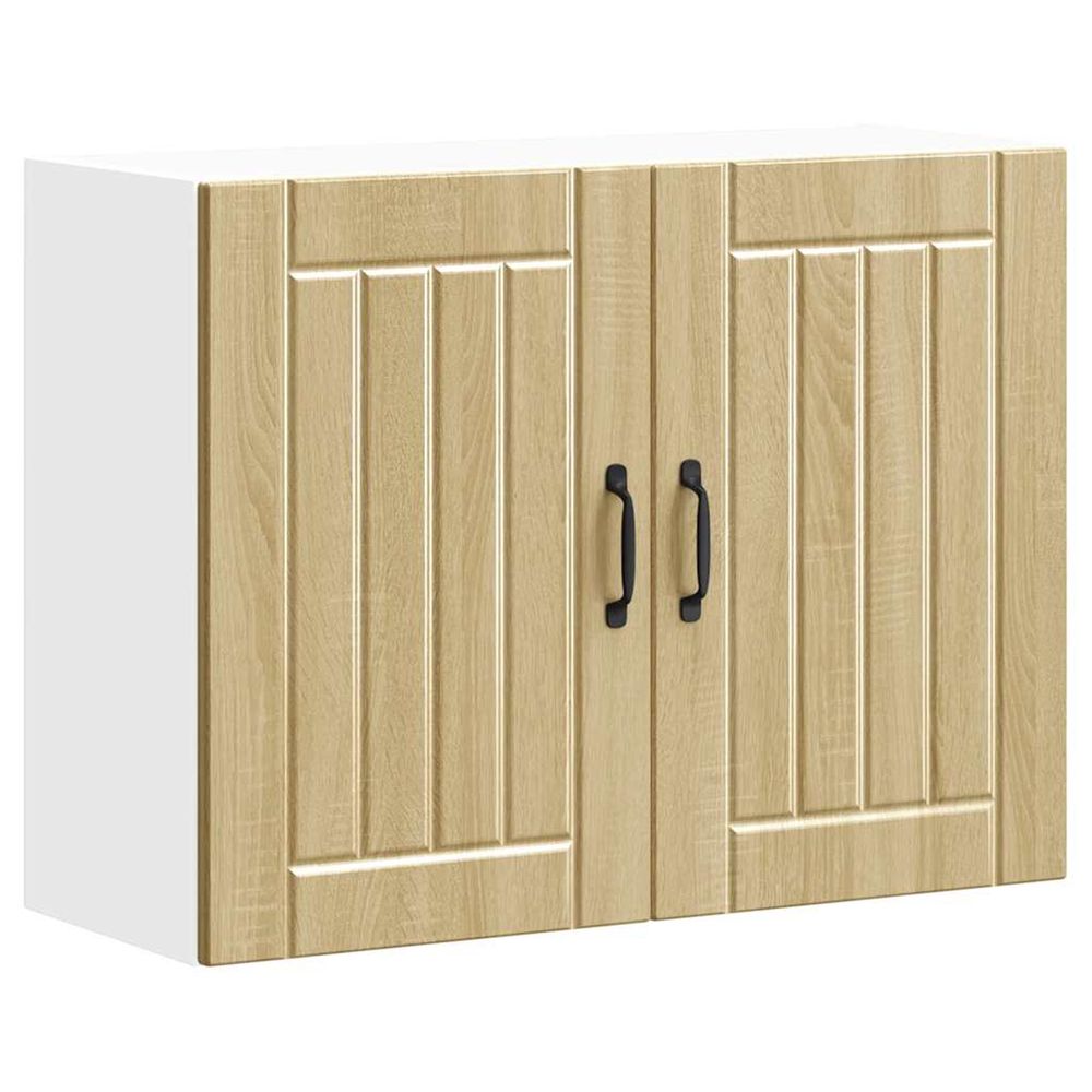Armoire murale de cuisine lucca chêne sonoma bois ingénierie