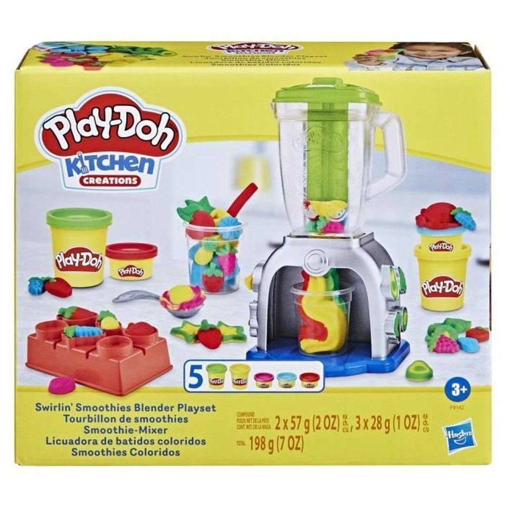 Tourbillon de smoothies, jouet de cuisine factice avec pâte à modeler play-doh