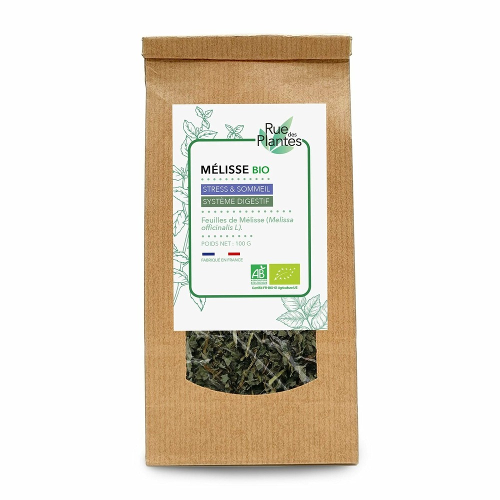 Mélisse feuilles bio tisane 100 g