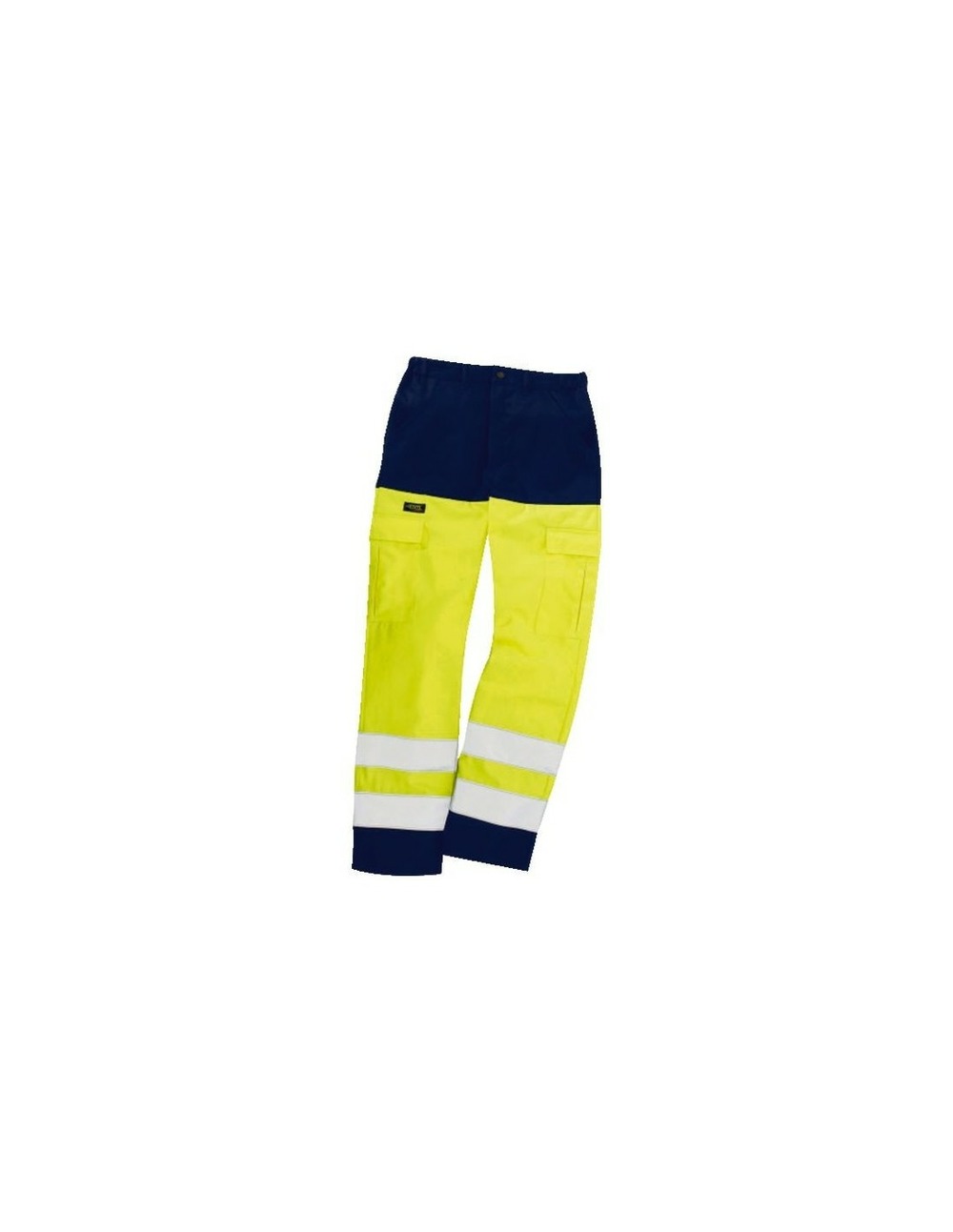 Pantalon hivi workvision orange-bleu entrejame 77 cms - taille 4