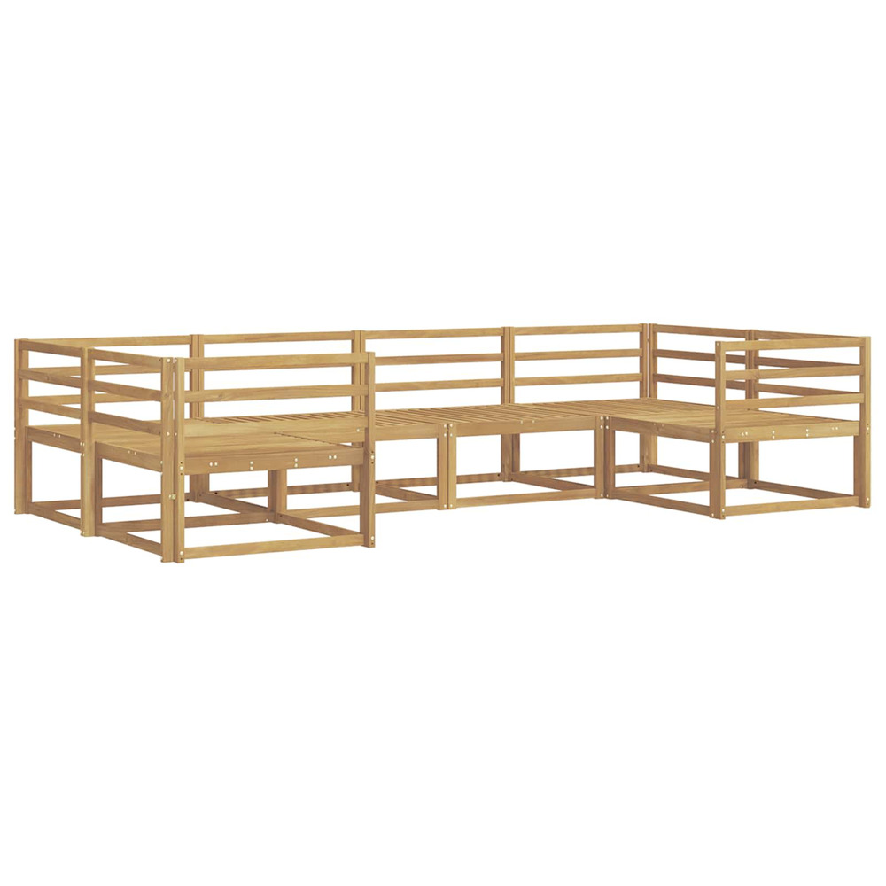 Ensemble de canapés d'extérieur 6 pcs blanc