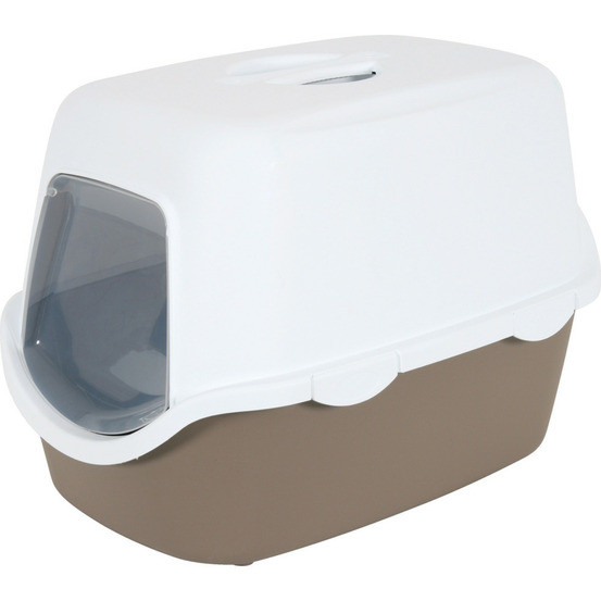 Maison de toilette cathy filtre taupe 40 x 56 x h40 cm pour chat