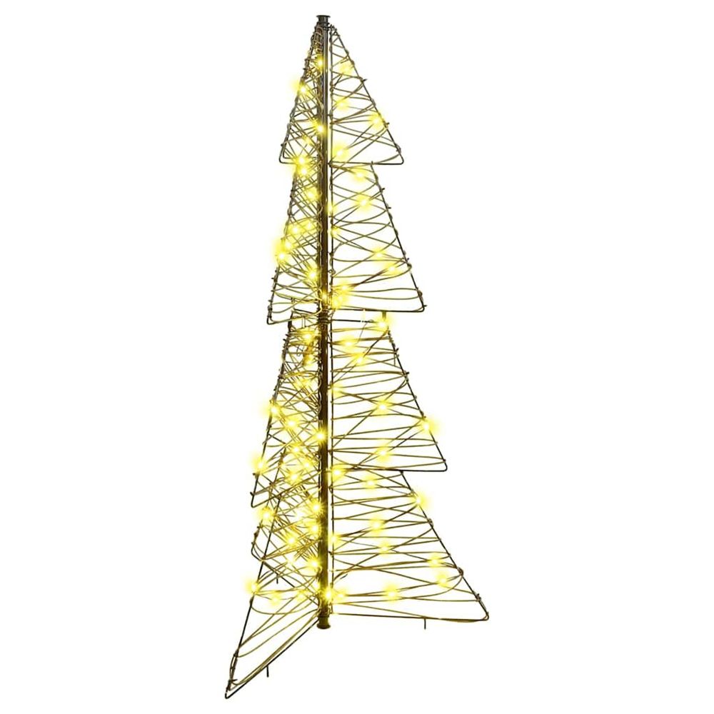 Sapin de noël 100 led blanc chaud 120 cm rotin