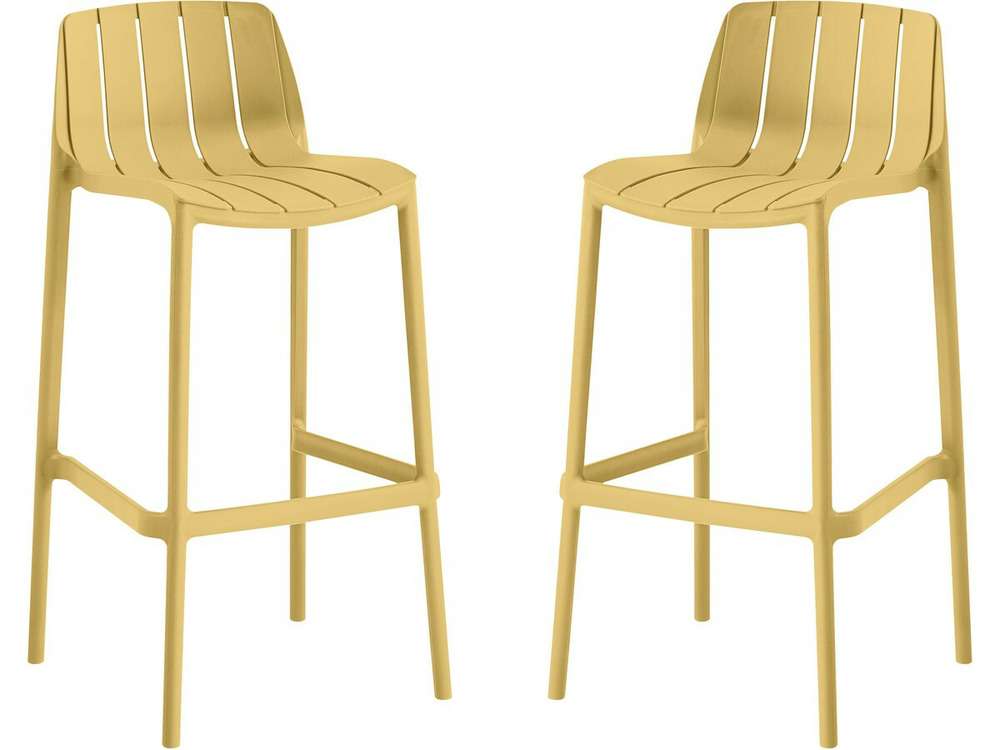 Lot de 2 chaises empilables 