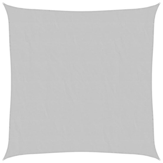 Voile d'ombrage gris clair 2x2 m 100% polyester oxford