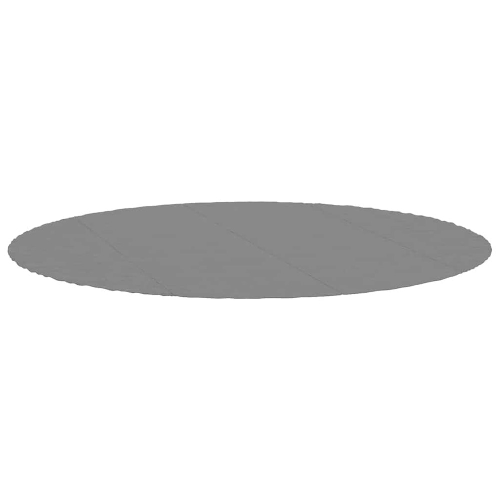 Bâche de piscine gris clair ø458 cm géotextile polyester