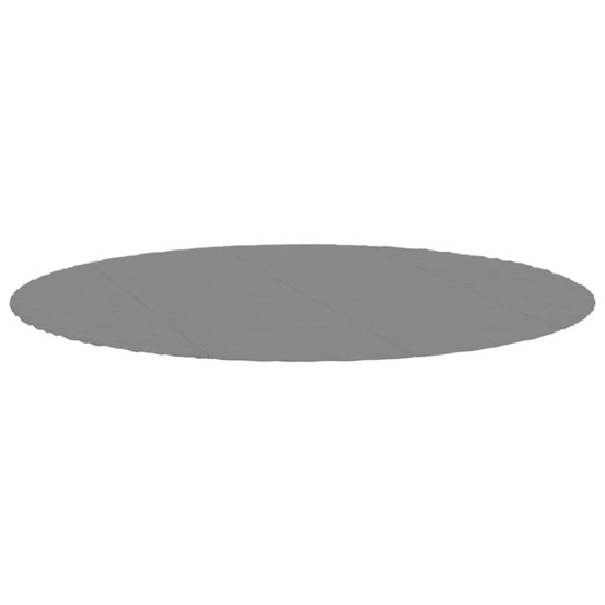 Bâche de piscine gris clair ø458 cm géotextile polyester