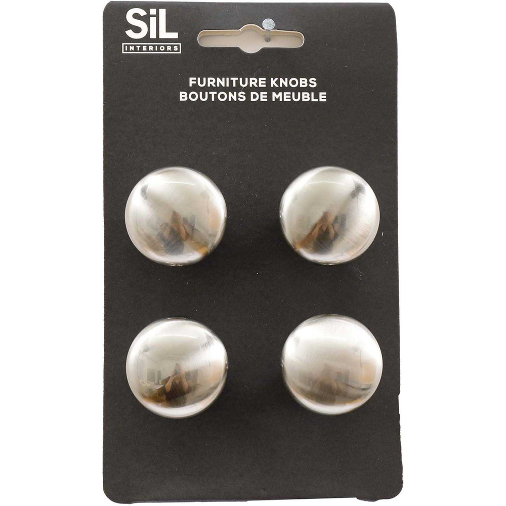 Ensemble de 4 boutons de meuble en alu