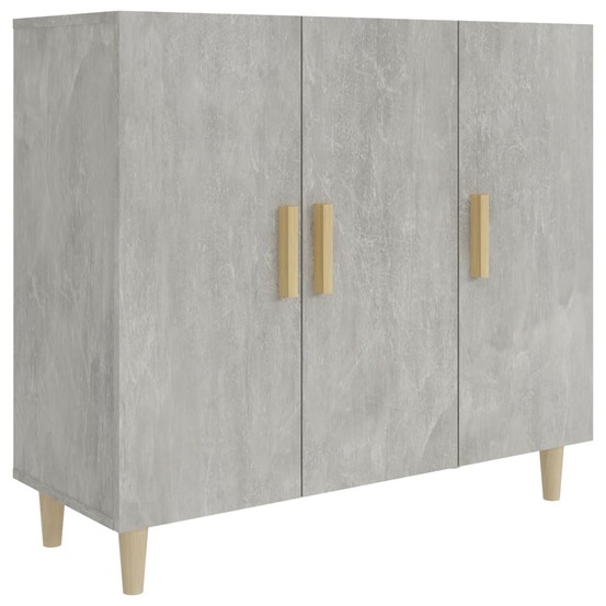 Buffet bahut commode armoire meuble de rangement organisateur cuisine salle de séjour salon 90 x 34 x 80 cm bois d'ingénierie