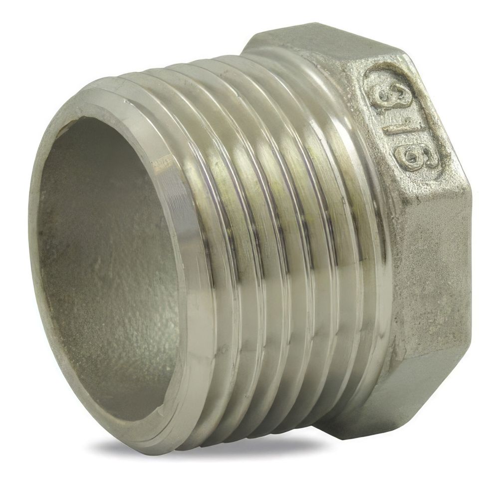Réduction simple male / femelle en inox 316 - ø a: 3/8'' | ø b: 1/8''