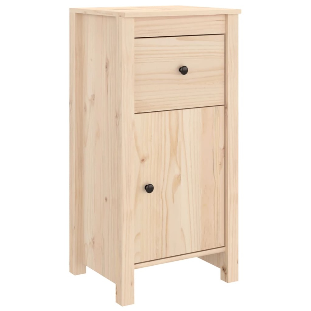 Buffet bahut commode armoire meuble de rangement organisateur cuisine salle de séjour salon 40 x 35 x 80 cm bois massif de pi
