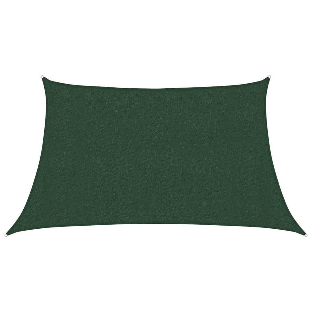 Voile d'ombrage 160 g/m² vert foncé 3/4x2 m pehd