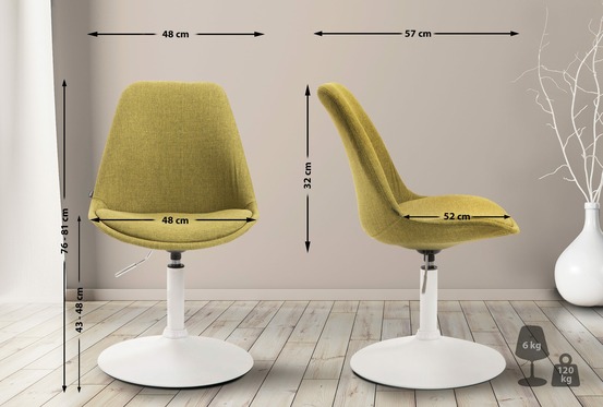 Chaise maverick w en tissu