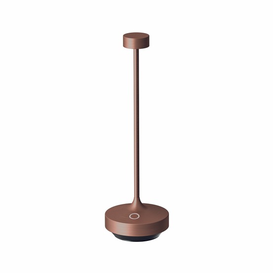 Lampe de table sans fil ruby cuivre h25cm