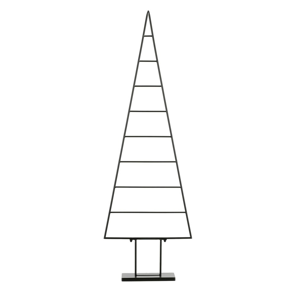 Mica decorations décoration sapin de noël - l50 x l15 x h152 cm - noir