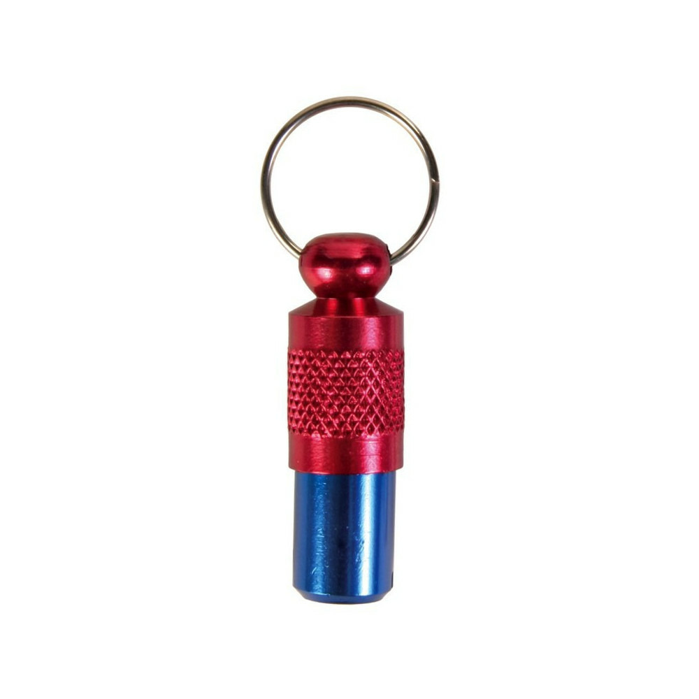 Tubes adresse rouge et bleu pour collier