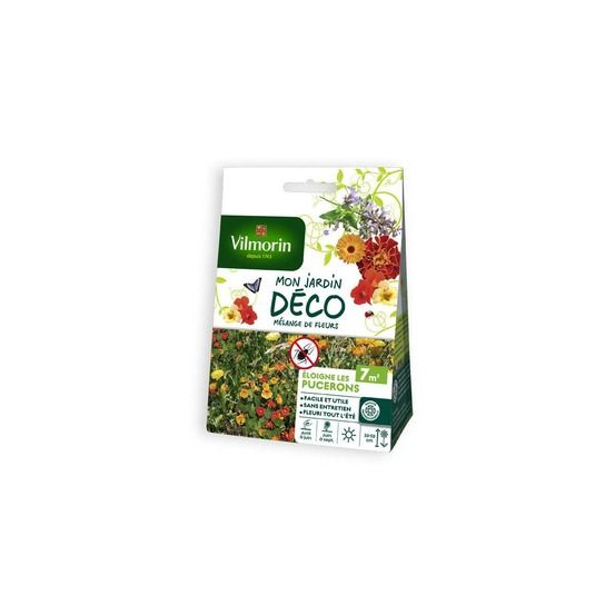 Sachet graines mélange de fleurs - eloigne les pucerons 7m2