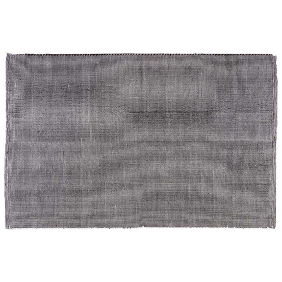 Tapis de jardin en plastique recyclé tissé 120 x 180 cm gris
