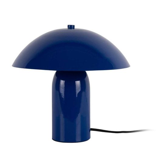 Lampe à poser en métal asuto bleu