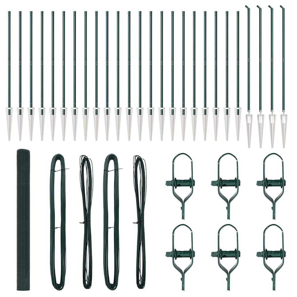 Poteau de clôture. Vert 50 x 1,5 m (maille 16 x 16 mm)