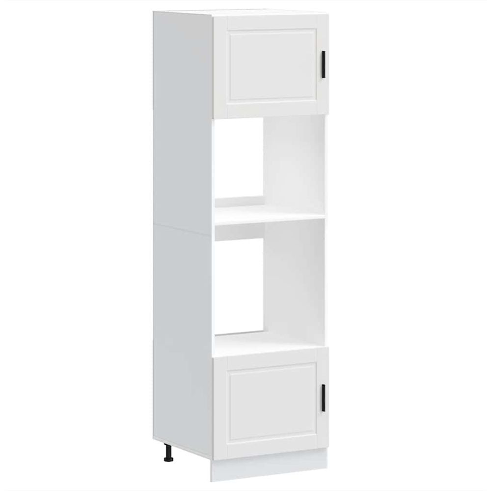 Armoires de four 2 pcs porto blanc bois d'ingénierie