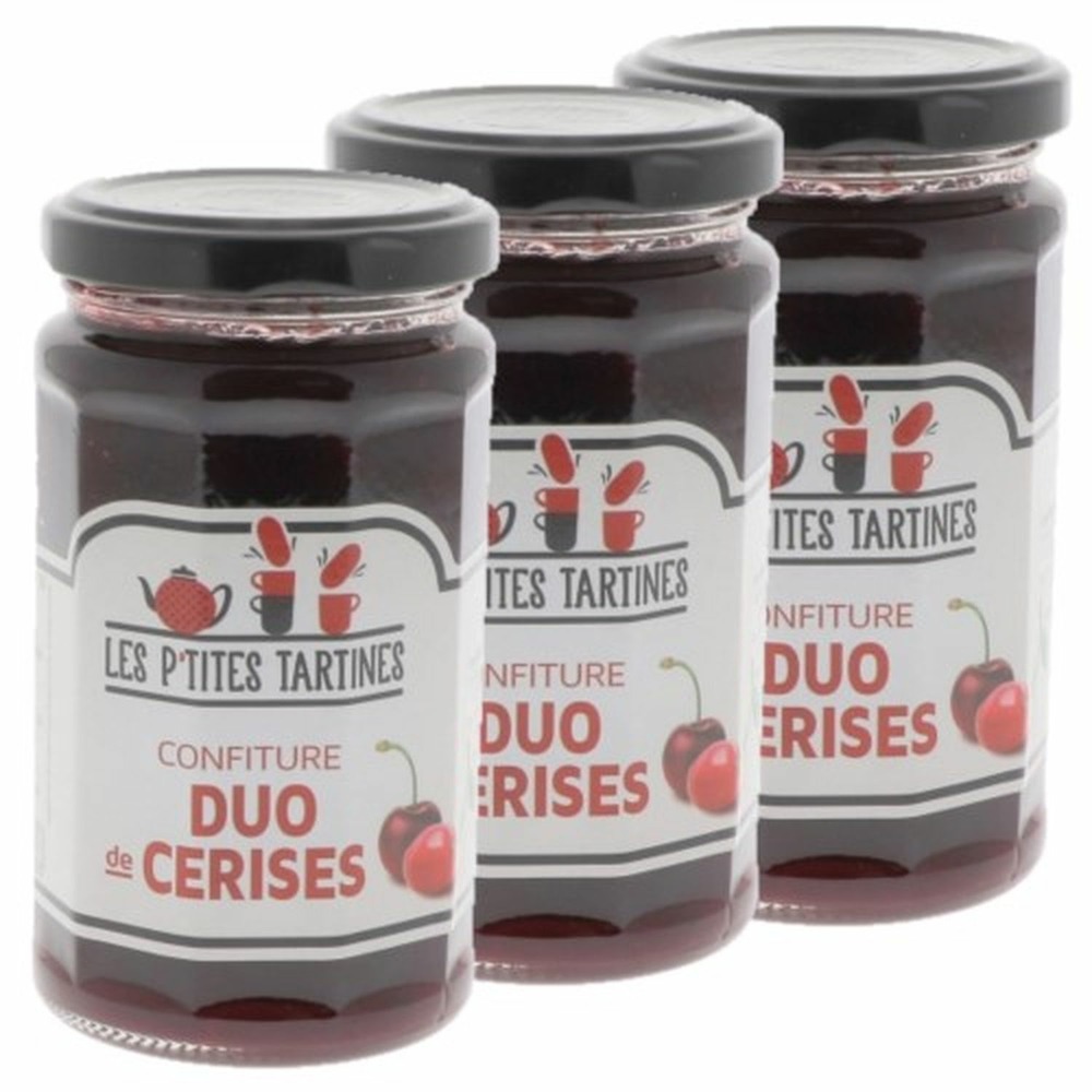 Confiture de duo de cerises - les p'tites tartines