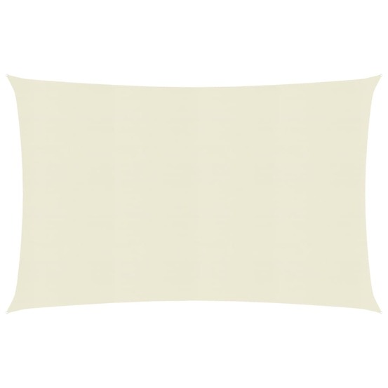 Voile d'ombrage 160 g/m² crème 4 x 7 m pehd