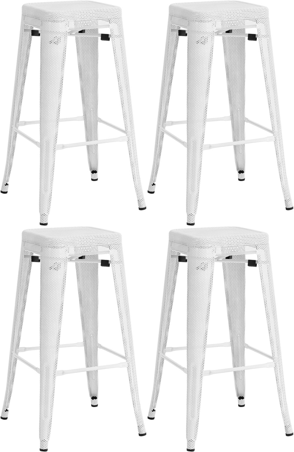 Lot de 4 tabourets de bar fletcher