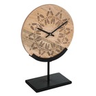 Horloge à poser "tropiques" - bois h34 cm