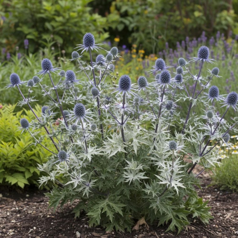 Chardon des pyrénées big blue lot de 5 godets