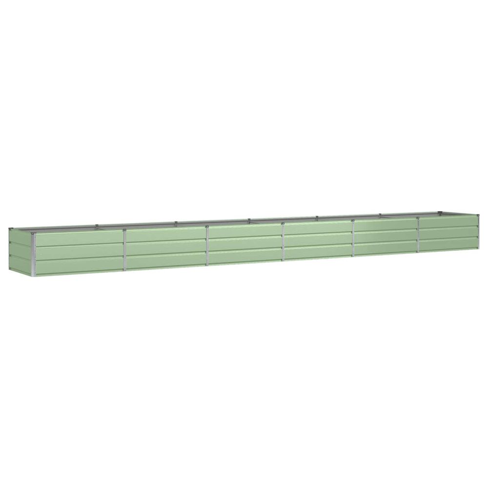 Jardinière vert 600 x 80 x 45 cm acier