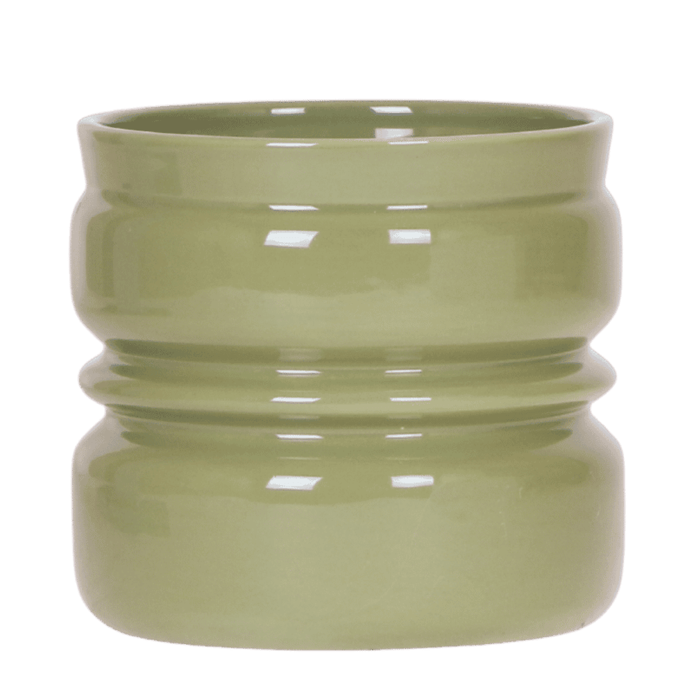 Cache-pot noma vert - ø12 cm x h12,5 cm