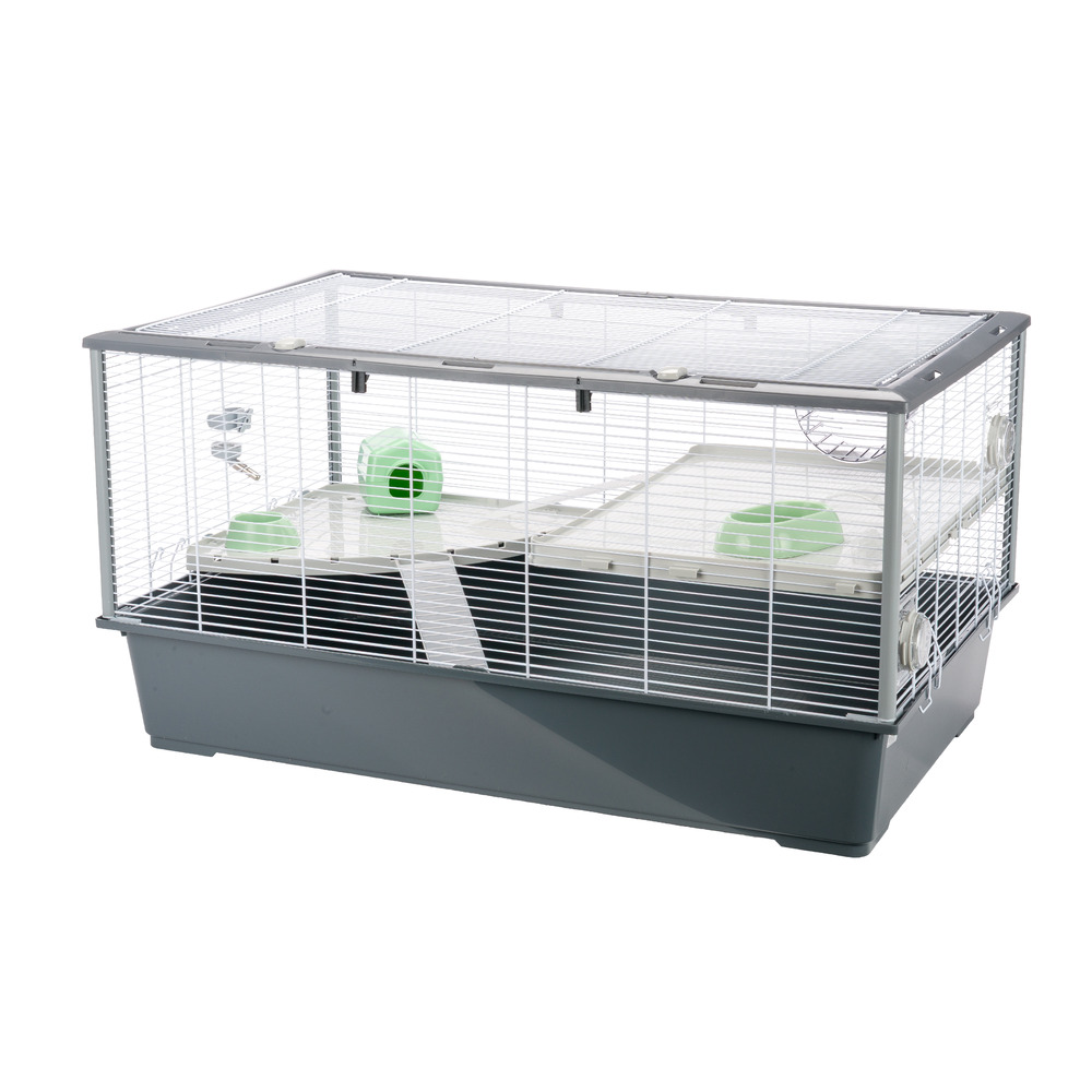 Cage à hamsters ferplast criceti 100 spacieuse accessoirisée robuste plusieurs niveaux