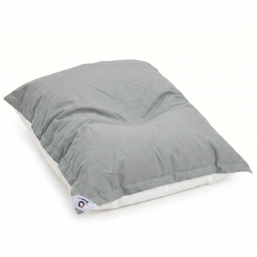 Housse pour pouf géant xxl 180x140cm flottant pour piscine - gris galet