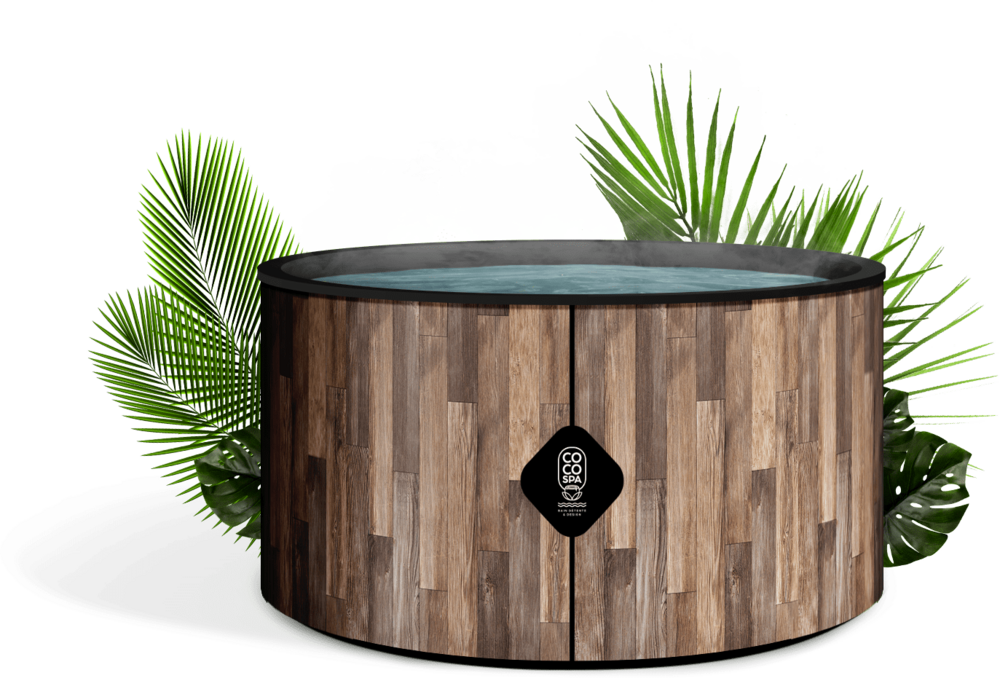 Coco spa nordik spa gonflable - 150 cm de diamètre - 800 litres - moteur 2240 w - 2 à 4 personnes - Chauffant & Massant