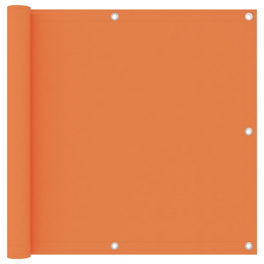 Écran de balcon orange 90x500 cm tissu oxford