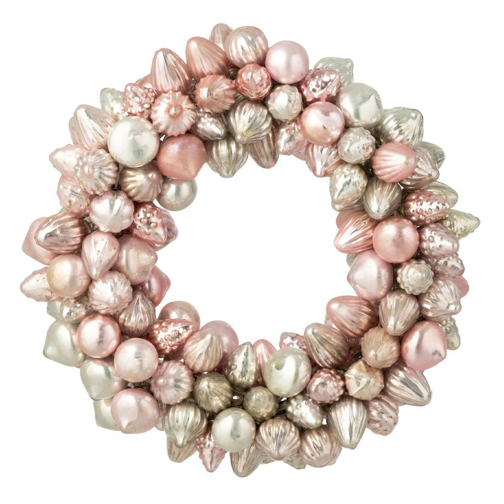 Couronne boules de noël 
