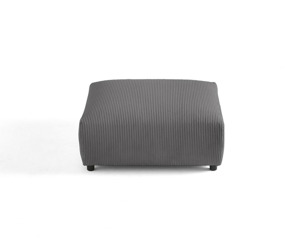 Garance - pouf modulable - en velours côtelé