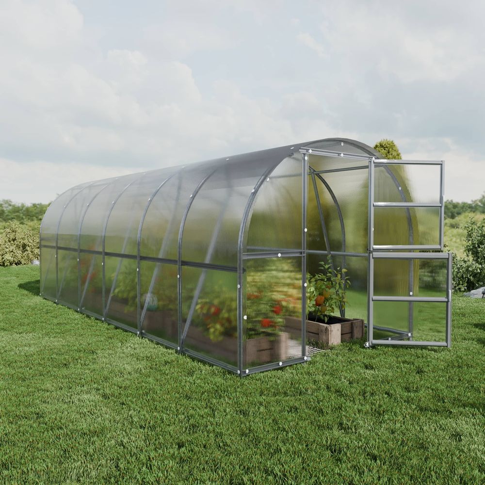 Serre en polycarbonate baltic lt 18m² (3x6m), 6mm