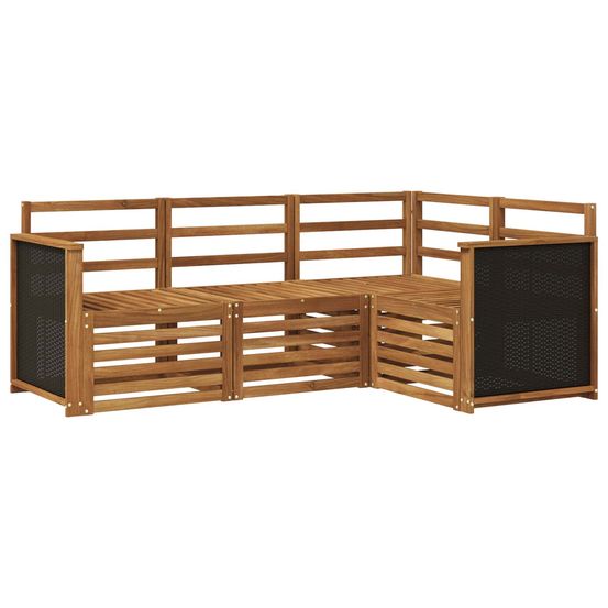 Ensemble de canapés d'extérieur 4 pc polyester