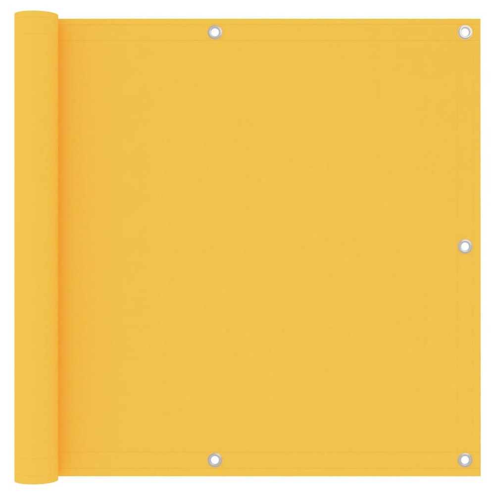 Écran de balcon jaune 90x400 cm tissu oxford