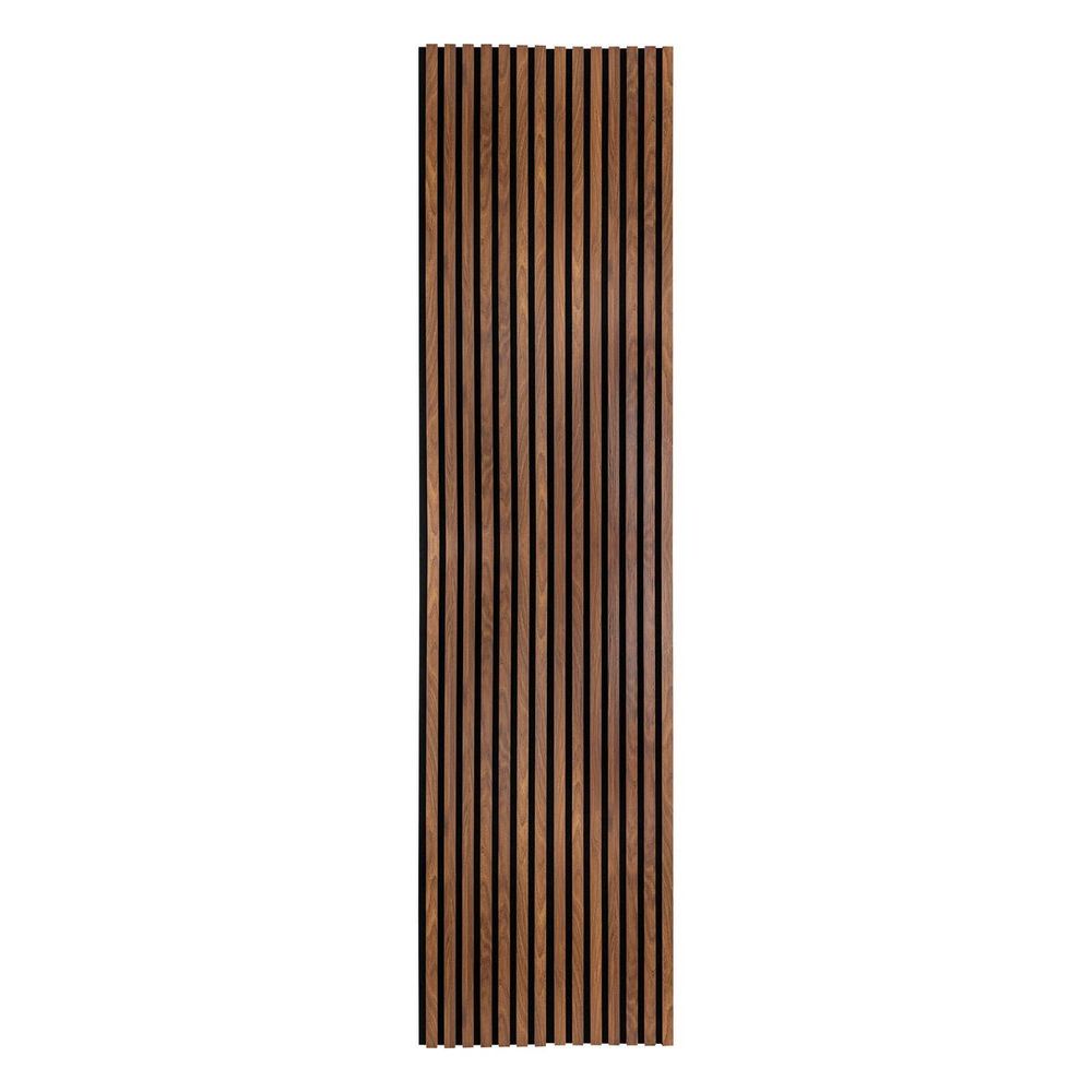 Panneau décoratif mural colva bois foncé 240x60cm